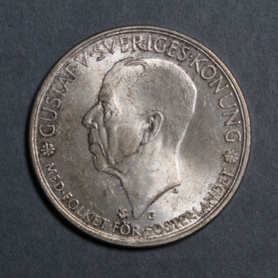 SLM 12597 34 - Mynt, 5 kronor silvermynt 1935, Gustav V