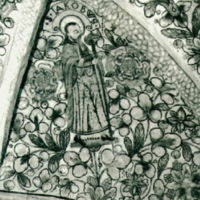 SLM M016223 - Valvmålning i Vrena kyrka 1962