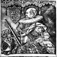 SLM M033453 - Hertig Karl, kopparstick från 1596