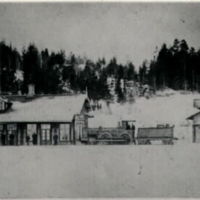 SLM D1-111 - Gnesta station och järnvägsrestaurang, 1861