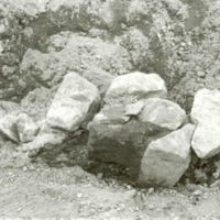 SLM M024522 - Rester av stenmur.