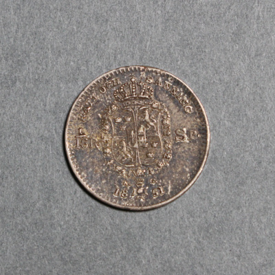 SLM 16618 - Mynt, 1/16 riksdaler silvermynt 1851, Oscar I