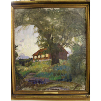 NM 2284-1921 - Richard Bergh, Klockargården på Tyresö, 1911