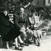 SLM P2013-289 - Clara Fleetwood, Ernst Mellander och Gwendolen Fleetwood i Italien 1938