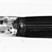 SLM 3734, 3735 - Bestick, kniv och gaffel med räfflat skaft och silverskoning