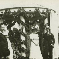 SLM P07-2428 - Marknaden på Schedewij säteri 1909, Maria Pavlovna och prins Wilhelm
