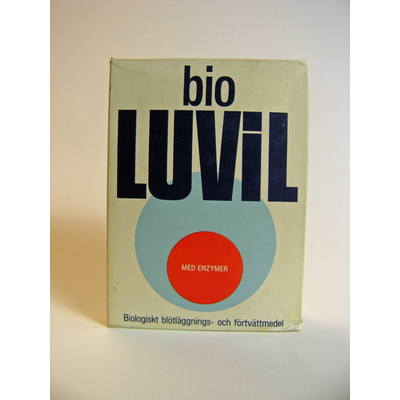 SLM 29605 - Tvättmedelsförpackning av märket Bio Luvil