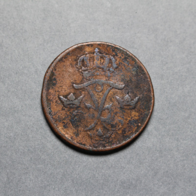 SLM 16889 - Mynt, 1 öre kopparmynt 1737, Fredrik I