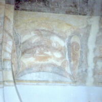 SLM M021634 - Draperimålningar i sakristian