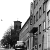 SLM OH0300-13 - Filadelfiakyrkan på Hospitalsgatan i Nyköping år 1962