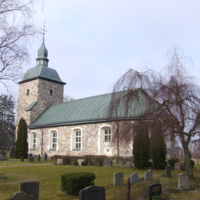 SLM D08-857 - Gåsinge kyrkan från sydost.