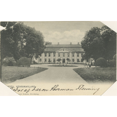 SLM M004673 - Hovsta herrgård, vykort taget före 1912