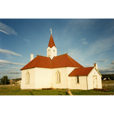 SLM HE-S-23 - Karasjoks gamla kyrka, 1987
