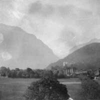 SLM P09-804 - Stadsvy i Schweiz år 1893