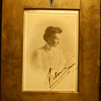 SLM 7299 - Inramat foto, drottning Victoria av Baden (1862-1930)