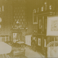 SLM P2013-335 - Interiör från familjen Fleetwoods hem i Södertälje på 1890-talet