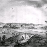 SLM M034391 - Skörd vid Jakobsberg år 1780