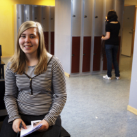 SLM D07-477 - Annelie Koskinen är högstadieelev på Långbergsskolan. Hon har startat en jämlikhetsgrupp.