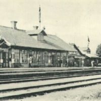SLM M017002 - Järnvägstationen i Gnesta.
