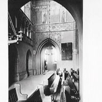 SLM M007376 - Interiör i Floda kyrka, 1890-tal