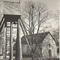 SLM M013142 - Nykyrka kyrka med klockstapel