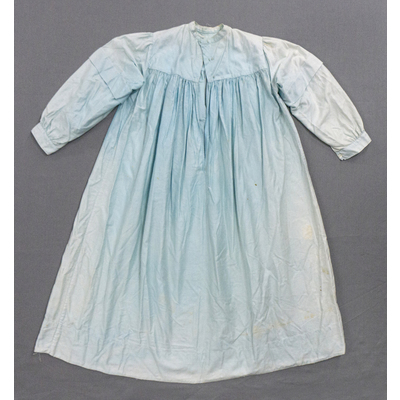 SLM 52537 - Flickklänning av blått bomullstyg, 1910-20-tal