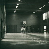 SLM A1-487 - Basket i gymnastiksalen på Stensunds folkhögskola, Trosa