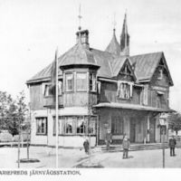 SLM M024376 - Mariefreds järnvägsstation år 1897