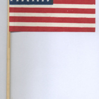 SLM 33964 - Amerikanska souvenir flagga