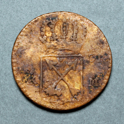 SLM 16875 - Mynt, 1 öre kopparmynt 1719, Ulrika Eleonora
