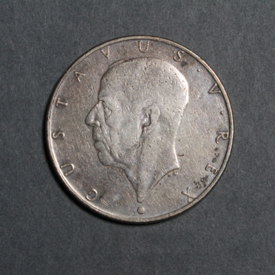 SLM 12597 48 - Mynt, 2 kronor silvermynt typ IV 1938, Gustav V