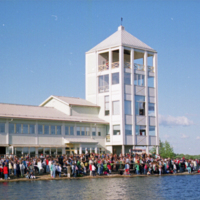 SLM S2013-111-19a - Kanotstadion under Drakbåtsfestivalen, augusti 1995