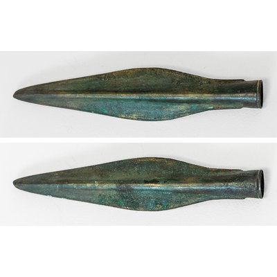 SLM 59103 4 - Spjutspets av brons, från bronsåldern