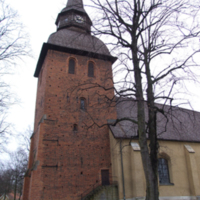 SLM D10-1117 - Fors kyrka, exteriör, torn