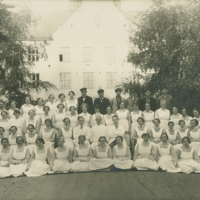 SLM P2013-1045 - Personalen på Nyköpings lasarett, 1920-tal