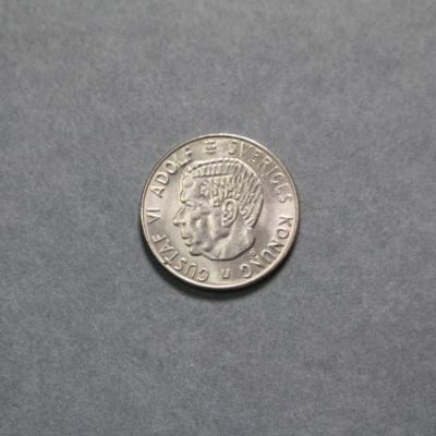 SLM 16774 - Mynt, 1 krona kopparnickelmynt 1971, Gustav VI Adolf