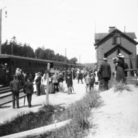 SLM X10-392 - Oxelösunds järnvägsstation, cirka 1900