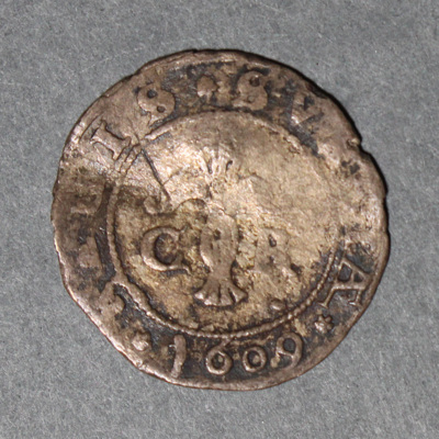 SLM 16805 - Mynt, 1 öre silvermynt 1609, Karl IX