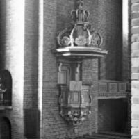 SLM M025219 - Predikstol, Klosters kyrka 1943