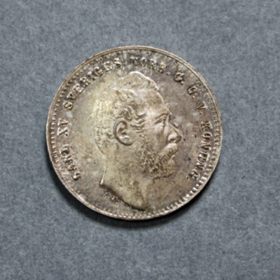 SLM 16709 - Mynt, 25 öre silvermynt 1871, Karl XV
