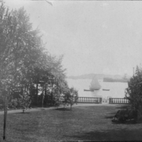 SLM P09-825 - Grevinnans trädgård i Kiel år 1893