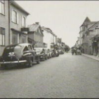 SLM POR54-3500-2 - Brunnsgatan i Nyköping 1954