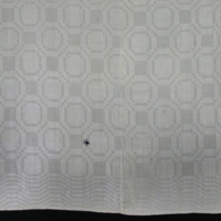 SLM 11323 1-4 - Fyra servetter av vit linnedräll från Stigtomta