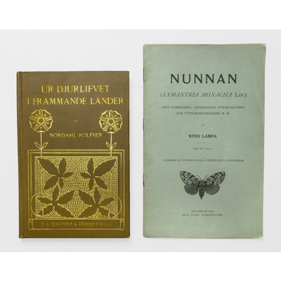 SLM 59483 1-2 - Två böcker om djur och natur från Strängnäs skolor 1896-1899