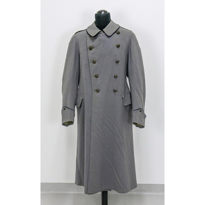 SLM 52742 - Uniformskappa M/1910 av grått ylletyg, 1900-talets första hälft