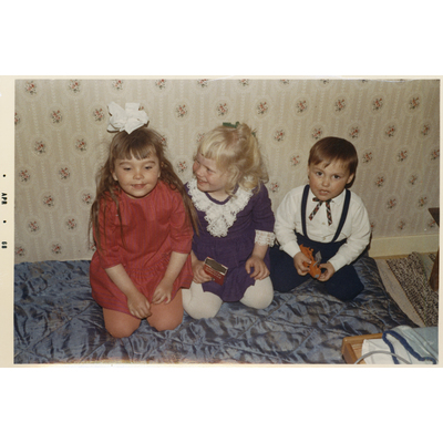 SLM P2018-0179 - Maritza, Catarina och Charlie år 1968