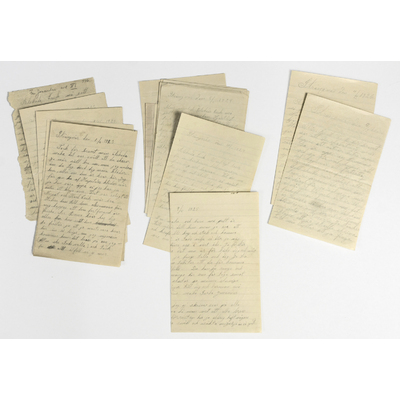 SLM 39372 1-25 - Brevsamling, brev från Gerda Jonander till maken Erik 1923-1926