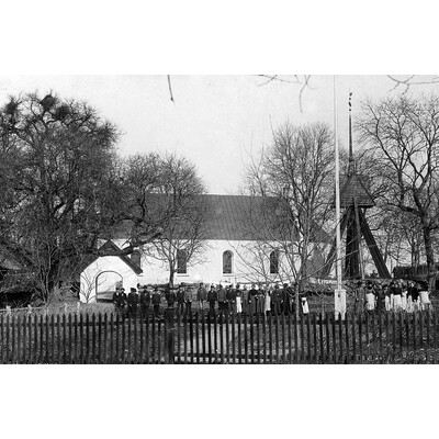 SLM M027497 - Lilla Malma kyrka på 1890-talet