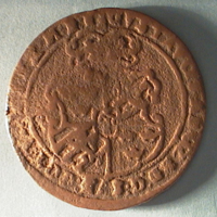 SLM 16042 - Mynt, 1 öre kopparmynt typ III B 1628, Gustav II Adolf