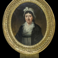 SLM 1221 - Oljemålning, porträtt av Ulrika Eleonora von Ungern-Sternberg f. Fleetwood (1744-1813)